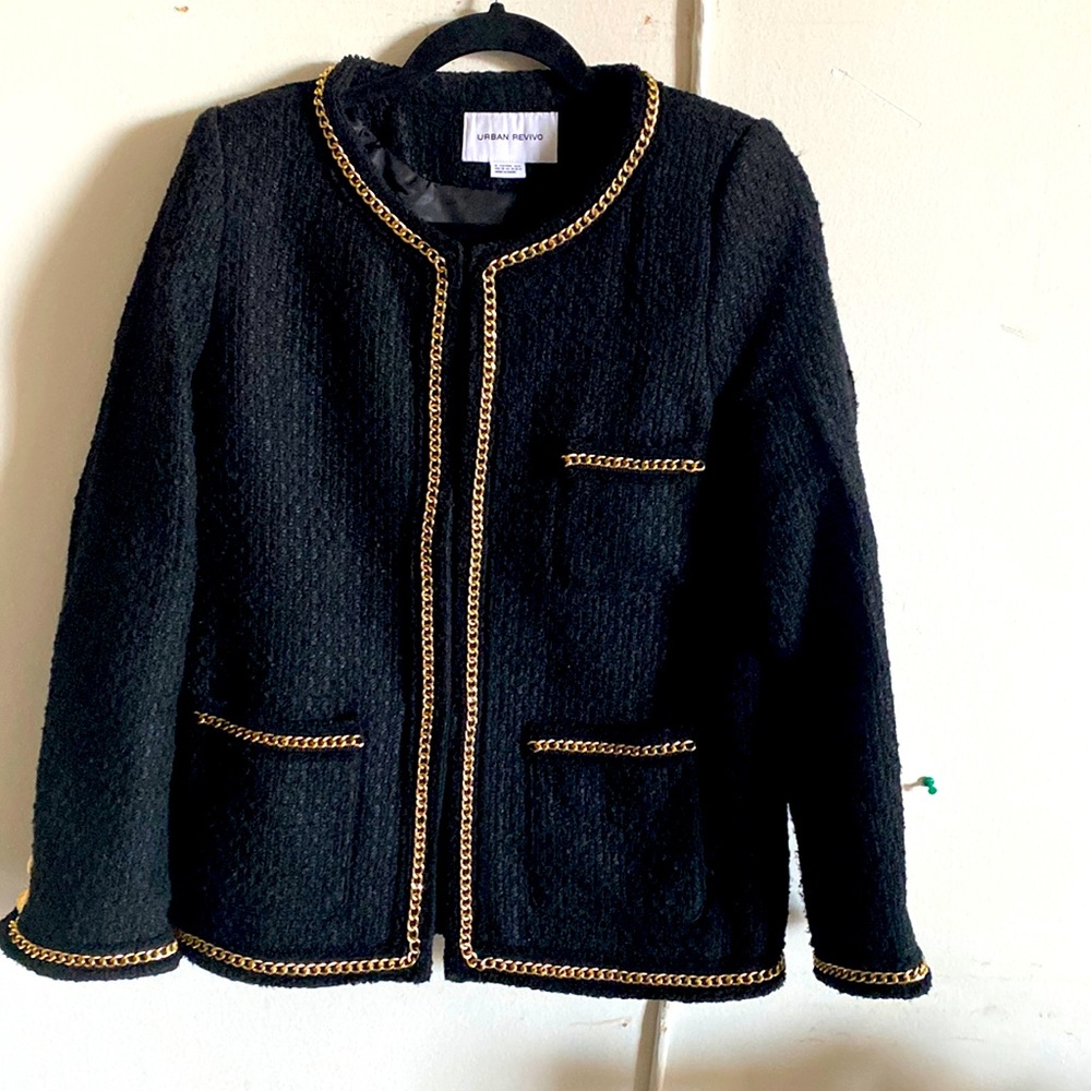 Urban Revivo Chanel tweed inspired Jacket